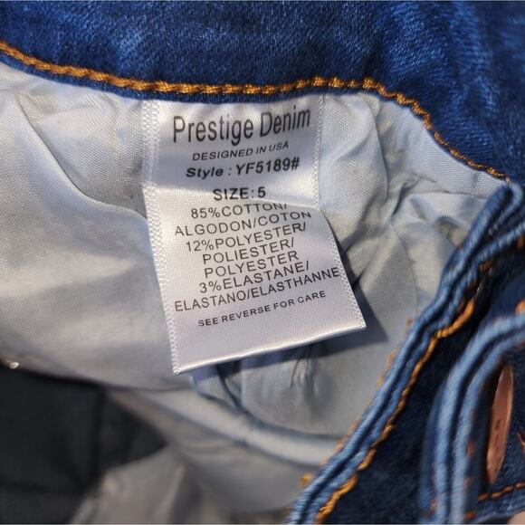 PRESTIGE DENIUM SIZE 5 DISTRESSED BLUE JEAN - Picture 7 of 7